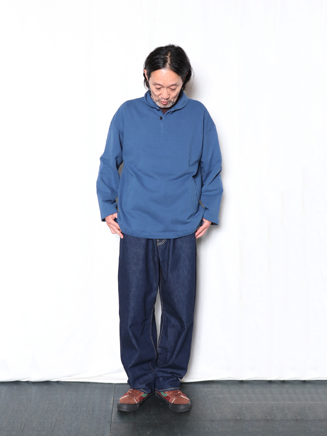 BD裏毛ショールカラースウェット TIGRE BROCANTE