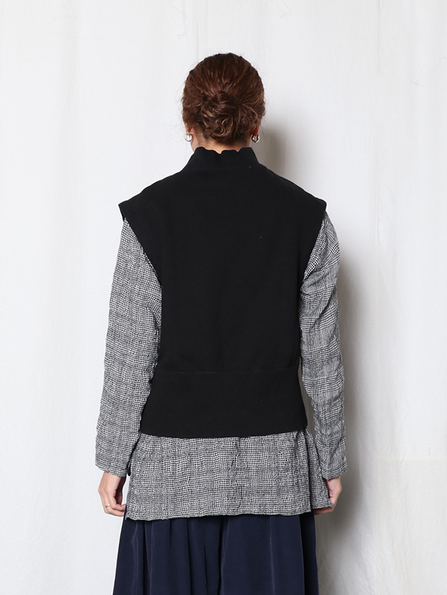 BD裏毛ワイドリブベスト TIGRE BROCANTE