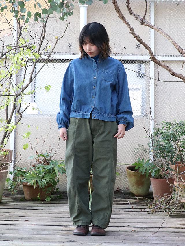 BDヘリンボンボルダーパンツ TIGRE BROCANTE
