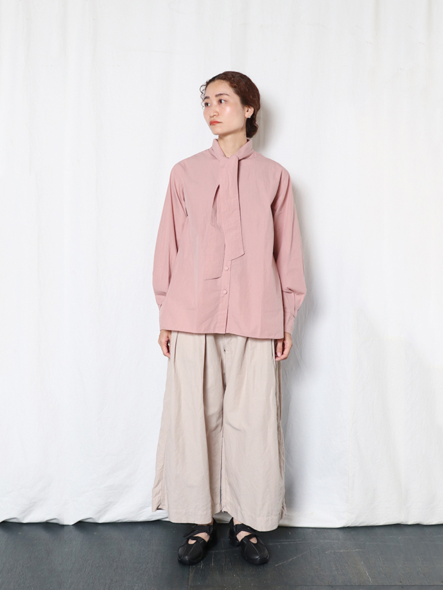 ブロードモヤージュタイブラウス TIGRE BROCANTE