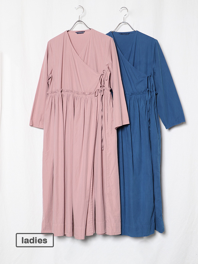 ブロードリボンtieガウンワンピース