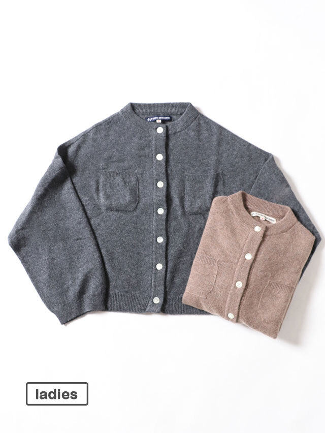 カシミヤフレンチカーディガン