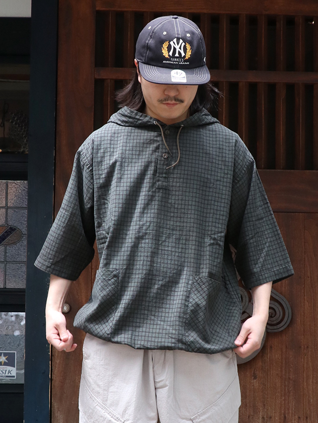 ドビークロスチェック ビッグポケットアノラック TIGRE BROCANTE