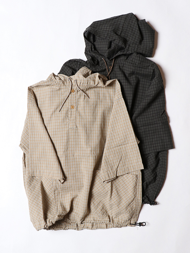 ドビークロスチェック ビッグポケットアノラック TIGRE BROCANTE