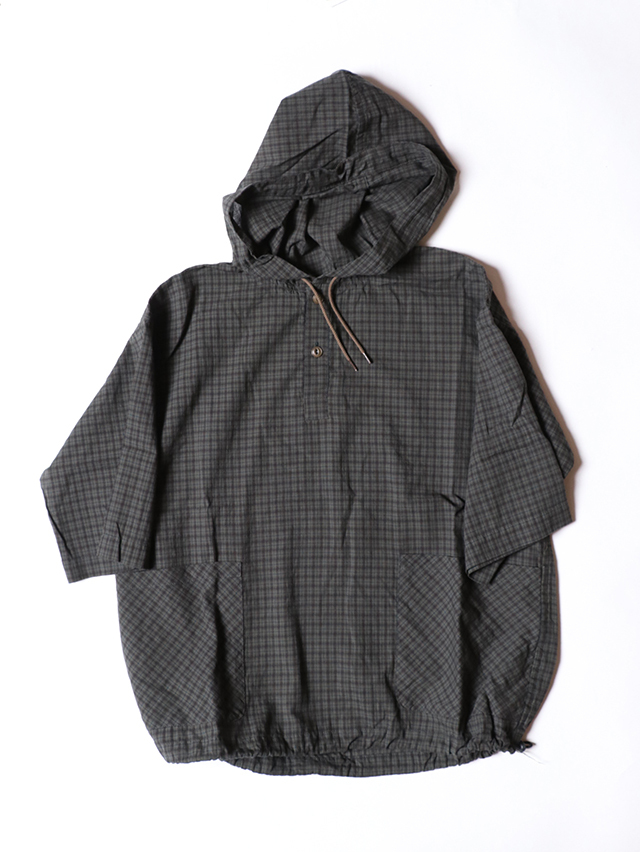 ドビークロスチェック ビッグポケットアノラック TIGRE BROCANTE