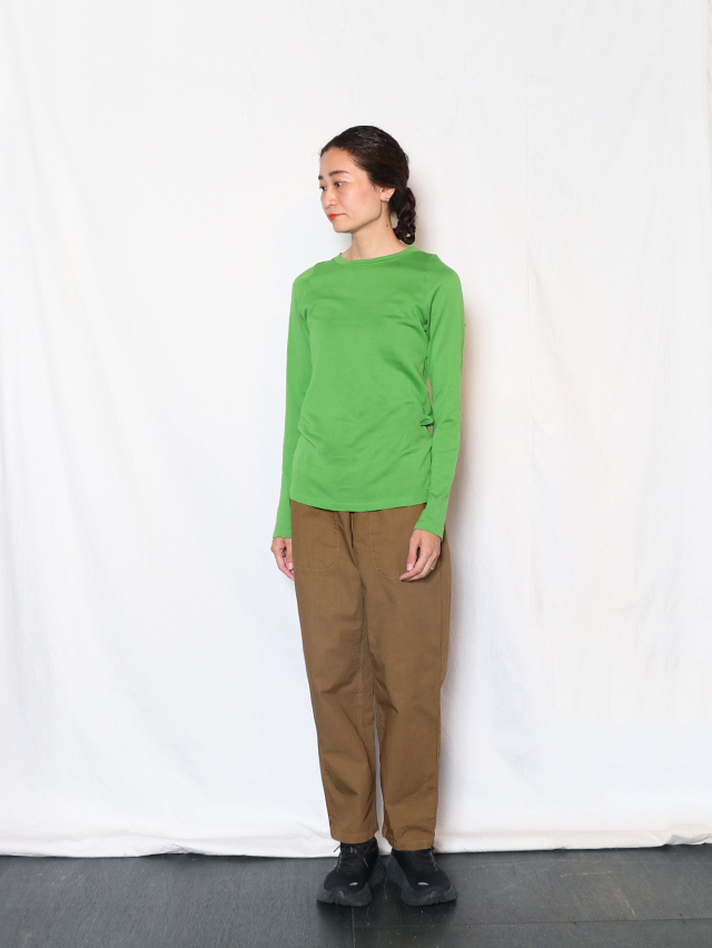 コットンニット天竺インナー長袖T TIGRE BROCANTE