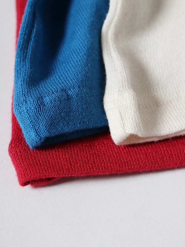 コットンニット天竺レディースタートルネック長袖T TIGRE BROCANTE