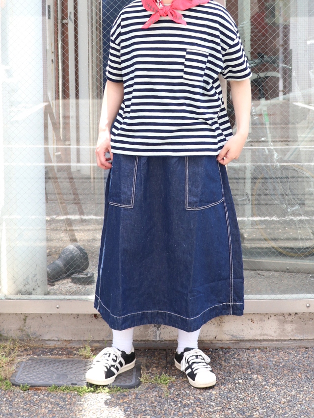 C/Liデニムベイカースカート TIGRE BROCANTE