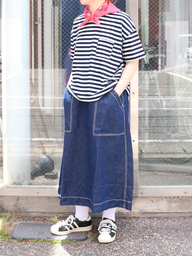 C/Liデニムベイカースカート TIGRE BROCANTE