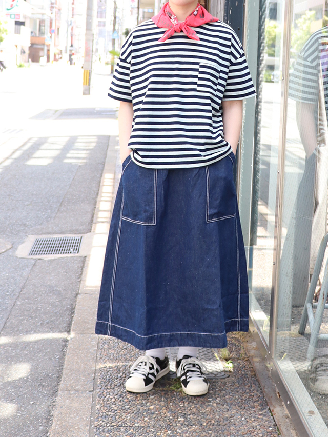 C/Liデニムベイカースカート TIGRE BROCANTE