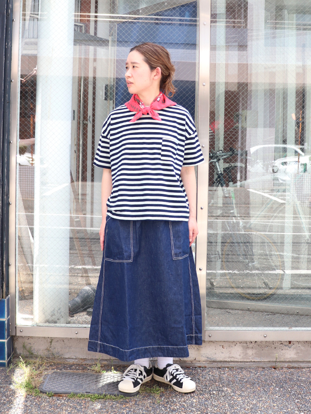 C/Liデニムベイカースカート TIGRE BROCANTE