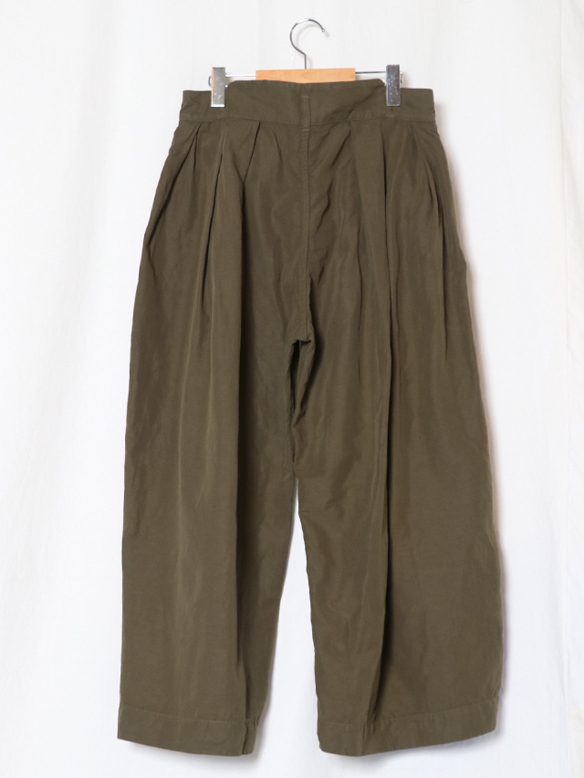 417u*ハトラ hatra コットン リネン 巻き ワイド パンツ. 417u*ハトラ hatra コットン リネン 巻き ワイド パンツ
