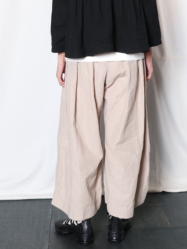 高密度コットンリネンハカマパンツ TIGRE BROCANTE