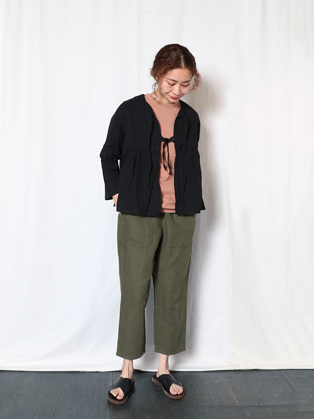 コットンリネンツイルタゴサクパンツ TIGRE BROCANTE