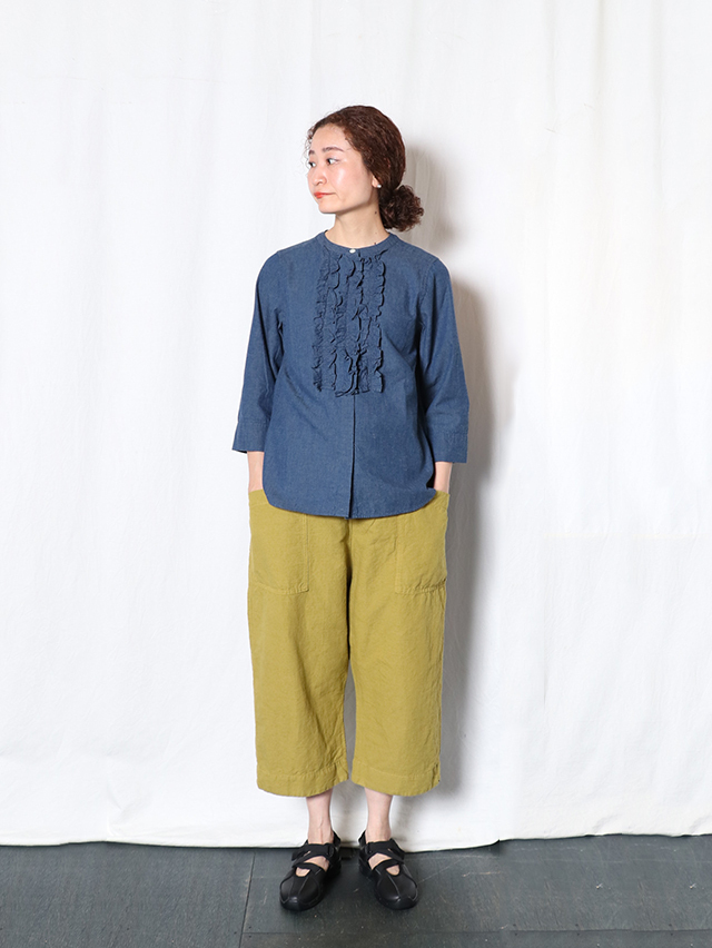 コットンリネンワッシャーミャオパンツ TIGRE BROCANTE