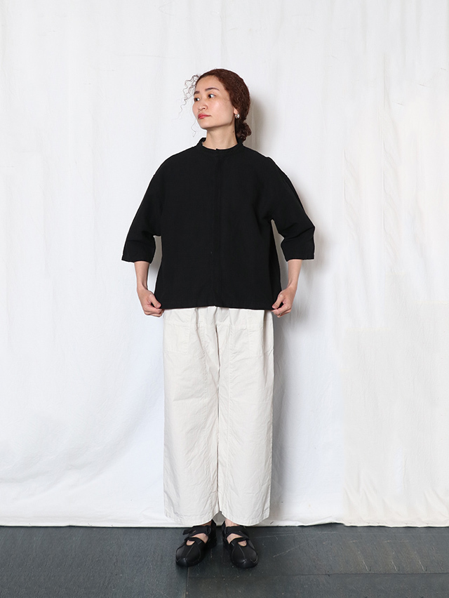 コットンリネンワッシャーヤッコオープンシャツ TIGRE BROCANTE