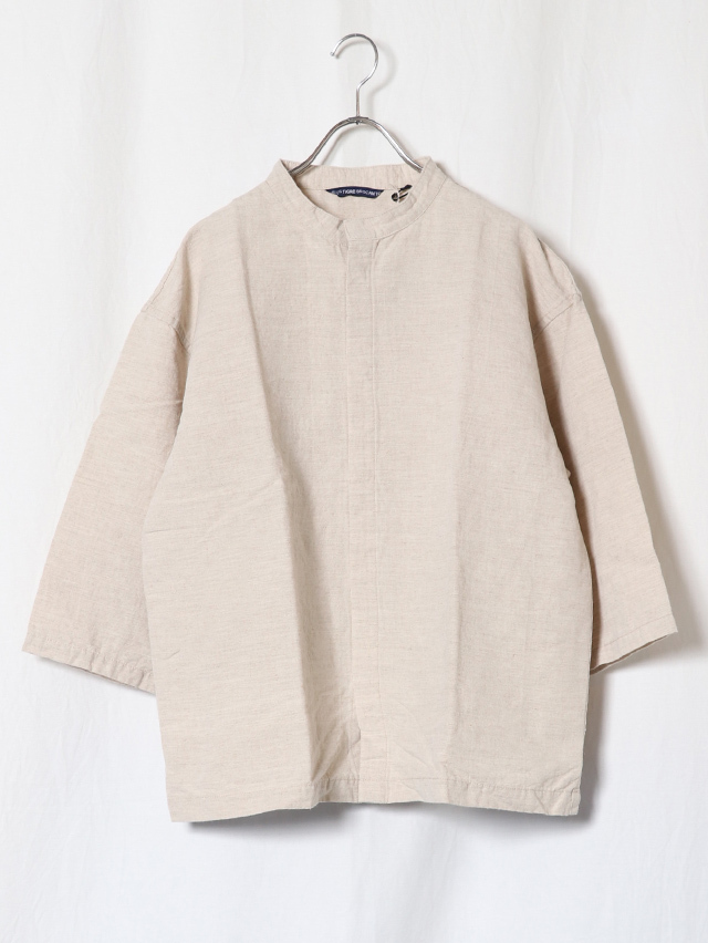 コットンリネンワッシャーヤッコオープンシャツ TIGRE BROCANTE