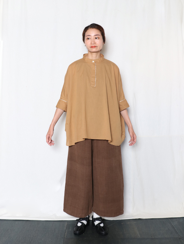 コードローンワッシャーマラケシュブラウス TIGRE BROCANTE