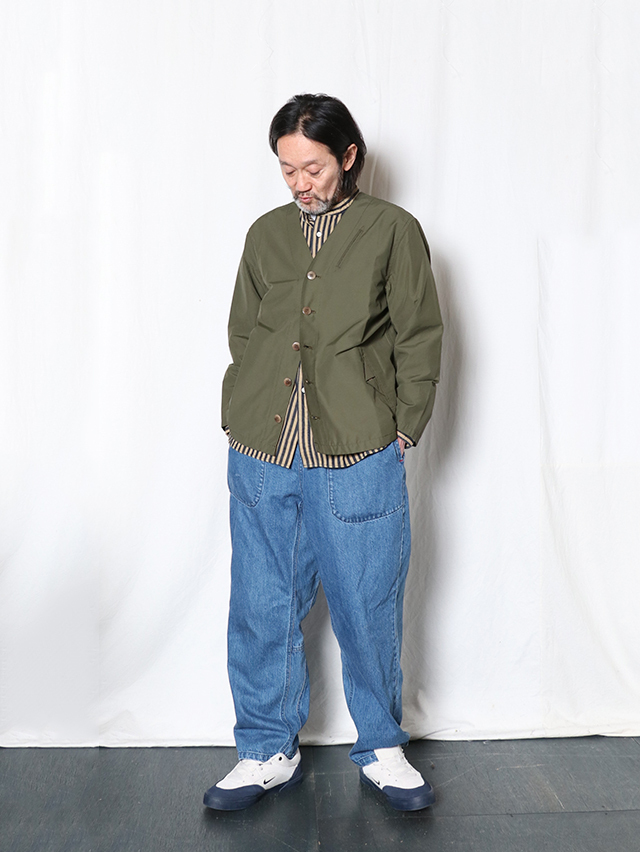 コットンナイロングログラン フラップカーディガン TIGRE BROCANTE