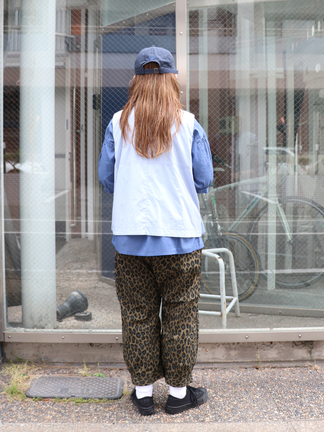 コットンナイロンレオパードムエタイ8分丈パンツ TIGRE BROCANTE