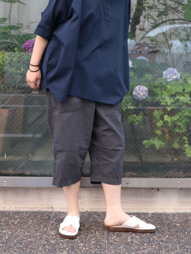 インディゴリネンシャンブレータゴサクショートパンツ TIGRE BROCANTE