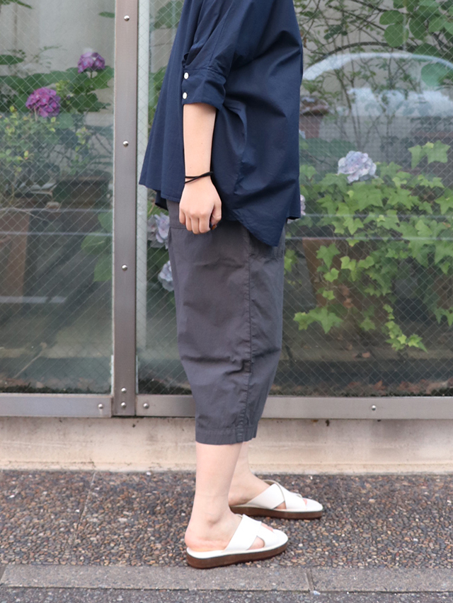 インディゴリネンシャンブレータゴサクショートパンツ TIGRE BROCANTE