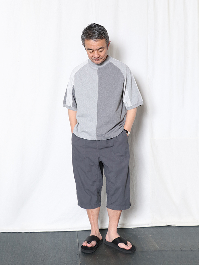 インディゴリネンシャンブレータゴサクショートパンツ TIGRE BROCANTE