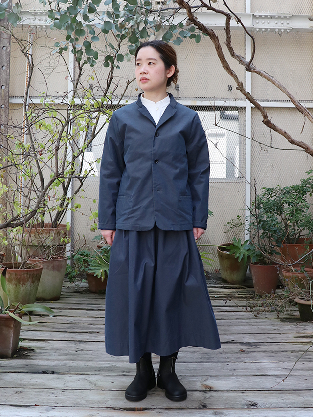 C/P玉虫ギャバフィセルロングスカート TIGRE BROCANTE