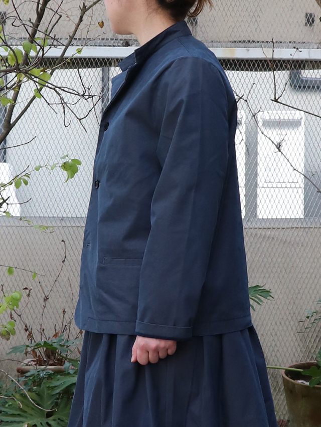 C/P玉虫ギャバショートラペルジャケット TIGRE BROCANTE