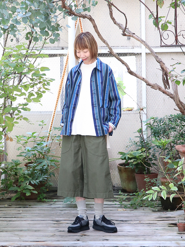 レインボーストライプレギュラーカバーオール TIGRE BROCANTE