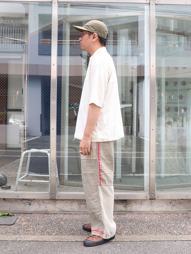 リメイクユーロリネンシーツMIXサルクパンツ TIGRE BROCANTE