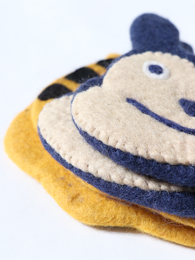 フェルト鍋敷き TIGRE BROCANTE