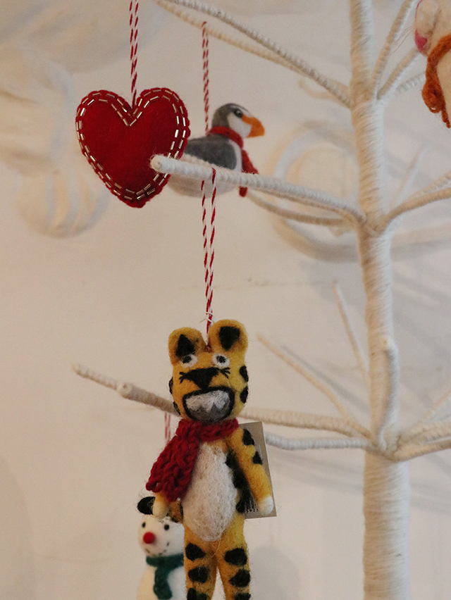 フェルトクリスマスオーナメントセット(アニマル) TIGRE BROCANTE