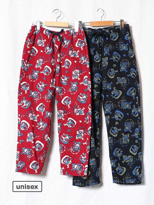 風神雷神グログランタゴサクロングパンツ