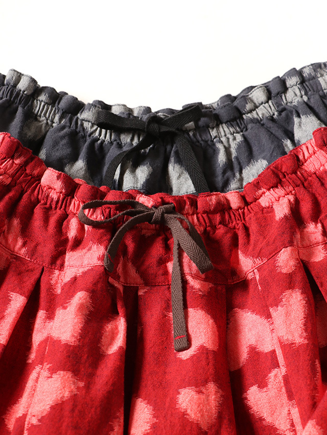 Heartful ikat フィセルロングスカート TIGRE BROCANTE
