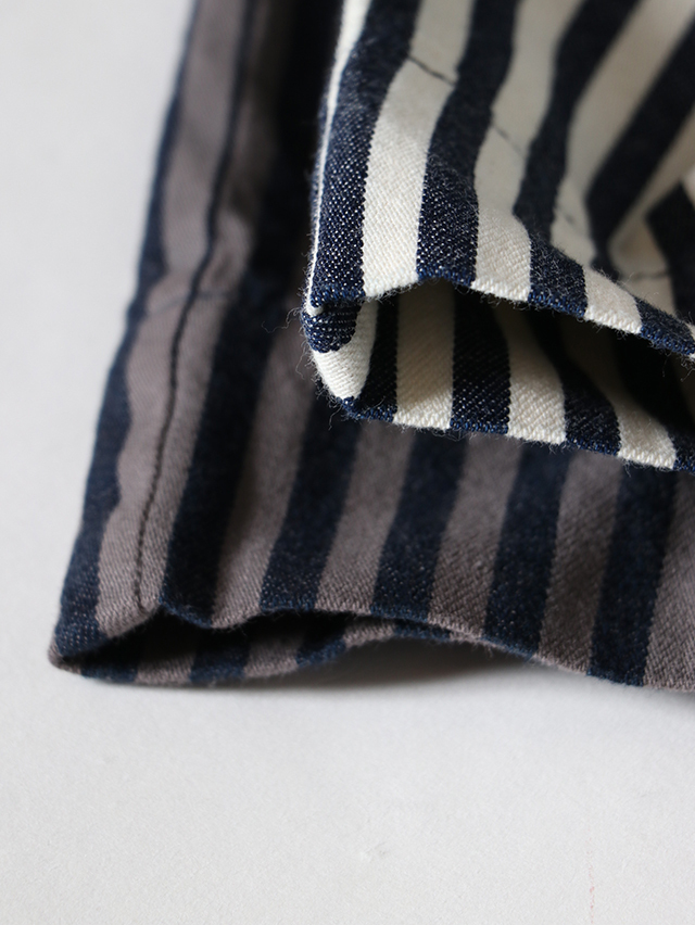 インディゴヒッコリーフィセルロングスカート TIGRE BROCANTE