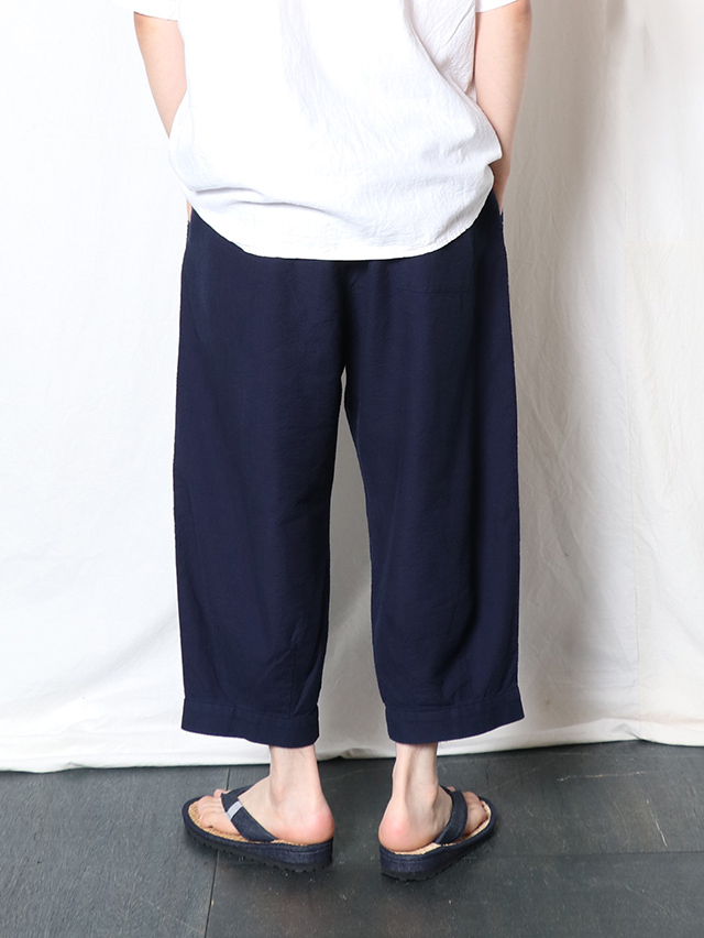インディゴドビーサムライ8分丈パンツ TIGRE BROCANTE