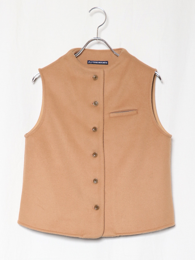 イタリーメルトンボトルネックベスト TIGRE BROCANTE