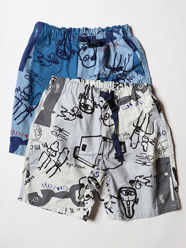 KAKEI boys ウェザーイージーショートパンツ TIGRE BROCANTE