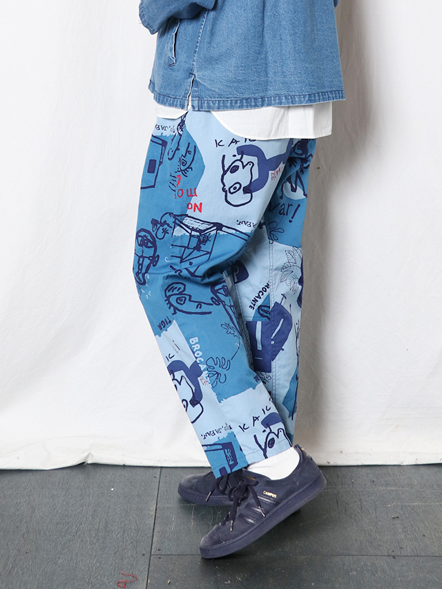 KAKEI boys ウェザータゴサクロングパンツ TIGRE BROCANTE