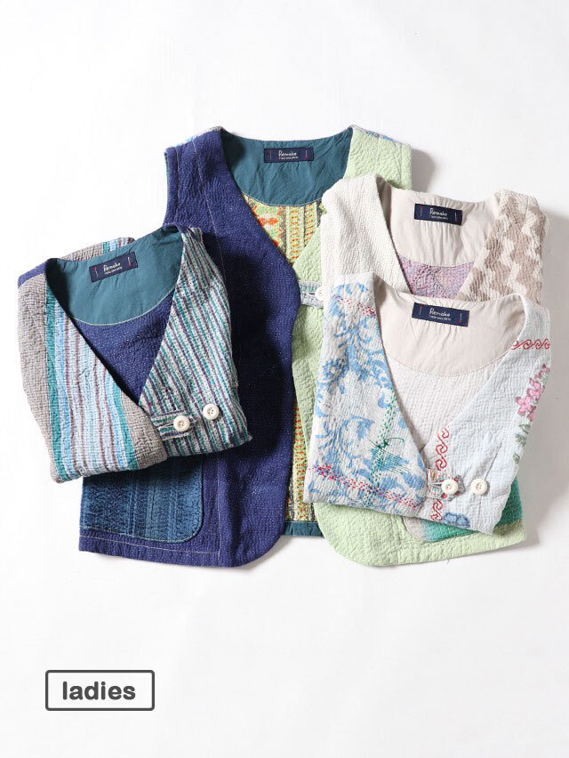 ヴィンテージカンタMIXビッグポケットベスト