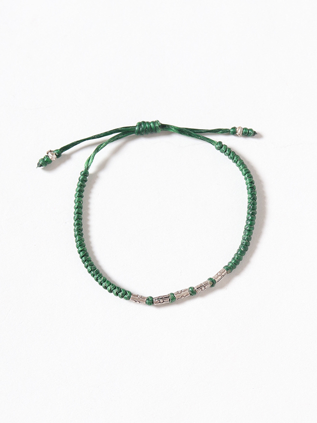 最終値下げ_希少品_新品LAVERシルバーLATON COMBIバングル KarenSilver wax brade bracelet TIGRE BROCANTE
