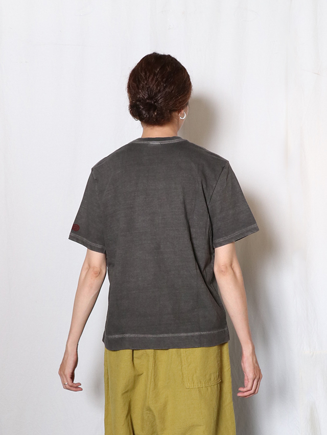 【新品】TIGRE BROCANTE　60リネンバンドカラーオープン半袖シャツ 新品】TIGRE BROCANTE 60リネンバンドカラーオープン半袖シャツ