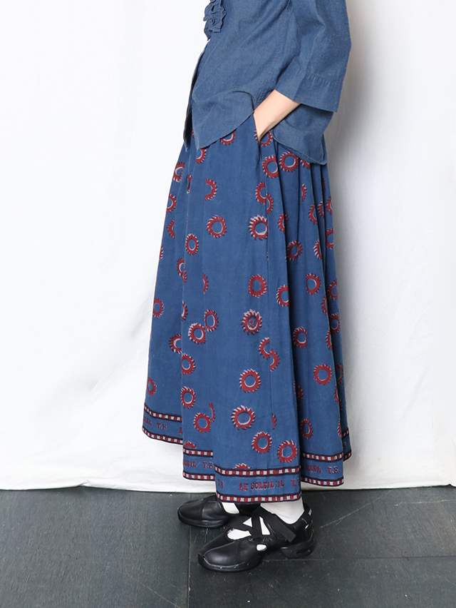 【vintage】 フリンジレザー 巻きスカート vintage】 フリンジレザー 巻きスカート