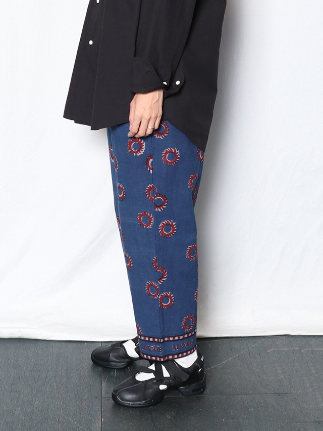 Le Soleil プリントタゴサクロングパンツ/S