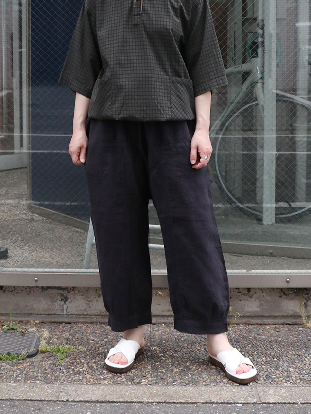 コットンナイロンレオパードムエタイ8分丈パンツ TIGRE BROCANTE
