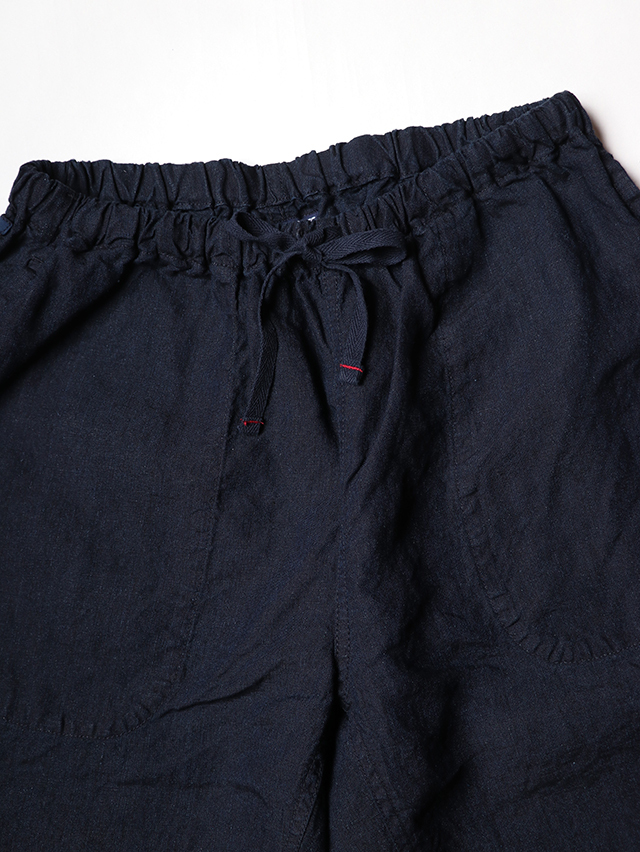 インディゴリネンシャンブレータゴサクショートパンツ TIGRE BROCANTE
