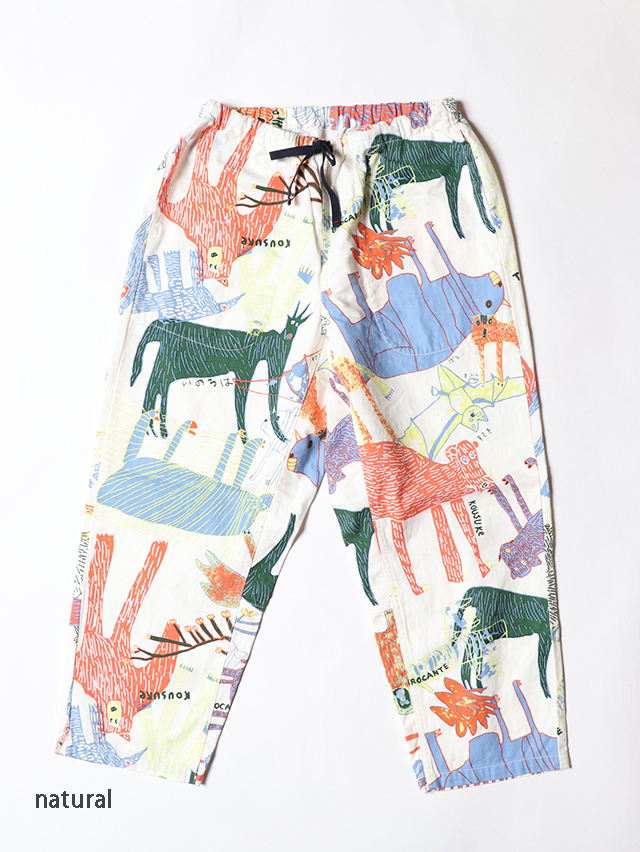 Lively animals ヘリンボンタゴサクパンツ TIGRE BROCANTE