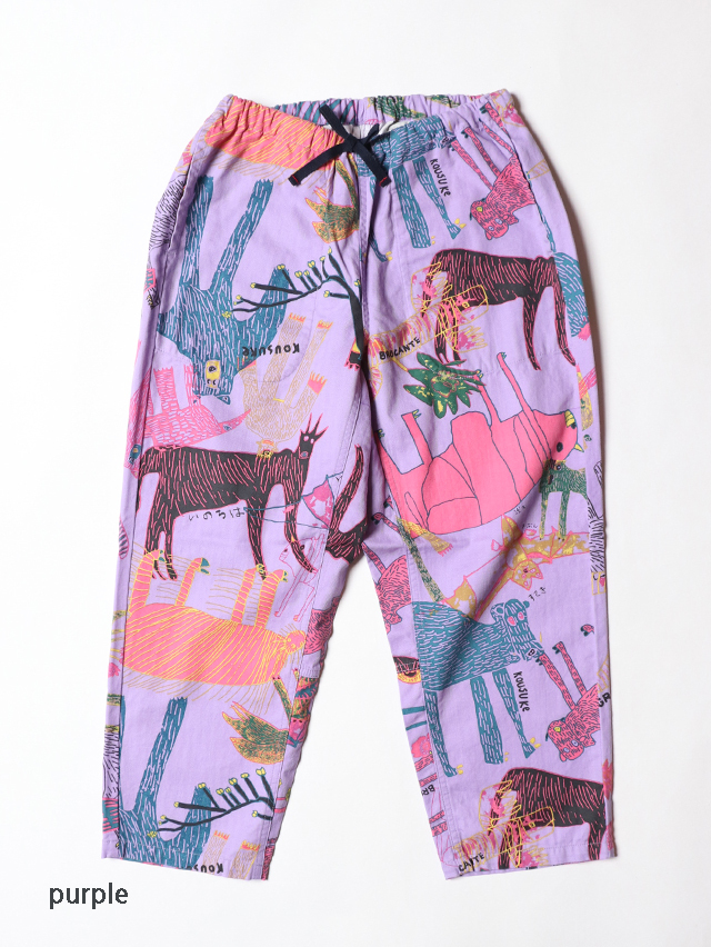 Lively animals ヘリンボンタゴサクパンツ TIGRE BROCANTE