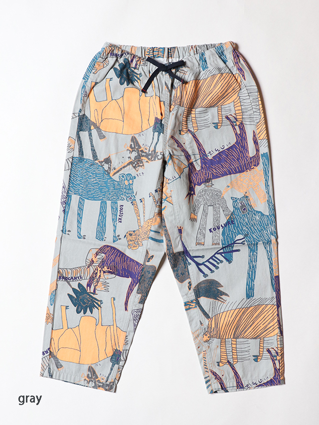 Lively animals ヘリンボンタゴサクパンツ TIGRE BROCANTE